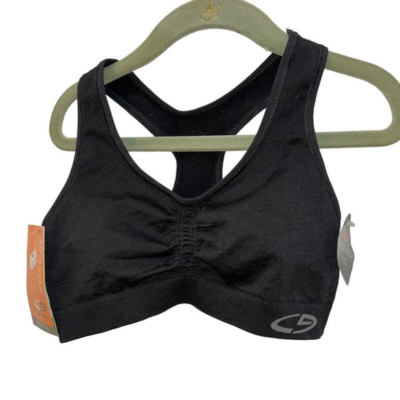Champion Other - champion NEW NWT black sports bra duo dry max Girls kids M 10-12